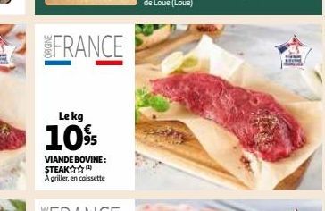 FRANCE  Le kg  10% 