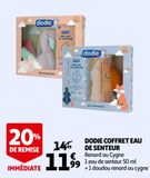 DODIE COFFRET EAU DE SENTEUR offre à 11,99€ sur Auchan