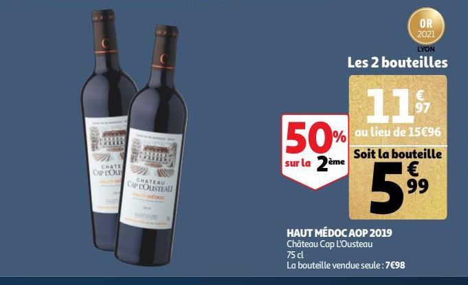 HAUT MÉDOC AOP 2019