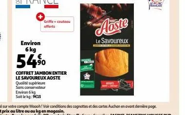 Promo Escargots de bourgogne belle grosseur larzul chez Auchan