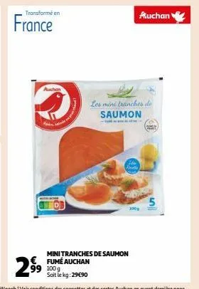 tranches de saumon 