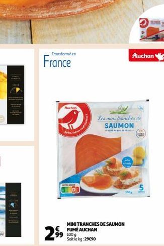 tranches de saumon 