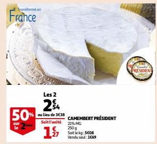 camembert Président