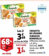 légumes surgelés Bonduelle