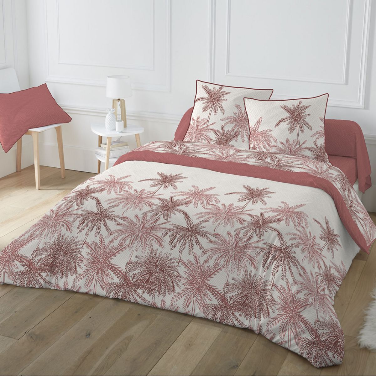 La housse de couette  140 x 200 cm  LINGE DE LIT PALMYRE ACTUEL