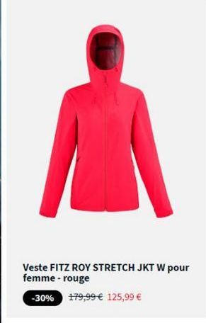 Veste FITZ ROY STRETCH JKT W pour femme-rouge  -30% 179,99 € 125,99 €  