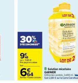 soldes Garnier