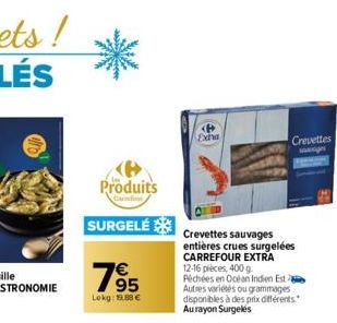 crevettes Carrefour