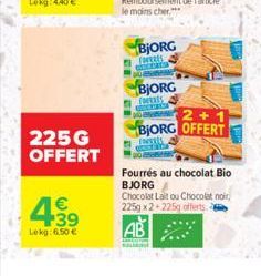 chocolat noir Bjorg