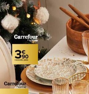 Carrefour  90  L'assiette plate  Carrefour  home 