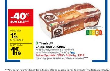 Tiramisu Carrefour