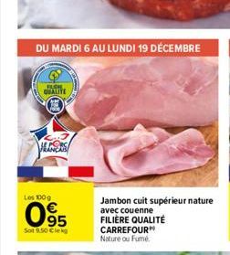 jambon cuit Carrefour