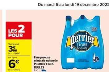 eau gazeuse Perrier