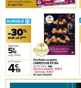 surgelés Carrefour