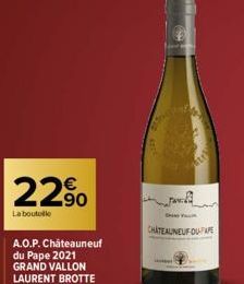 €  22⁹0  La boutolle  at  tha  CHATEAUNEUF-DU-PAPE 