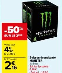 boisson énergétique Monster