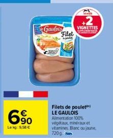 filets de poulet Le gaulois