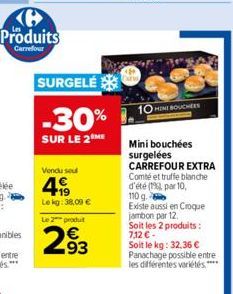 bouchées Carrefour