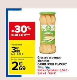 asperges blanches Carrefour