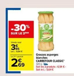 asperges blanches carrefour