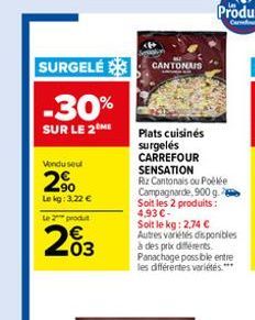 plats cuisinés Carrefour