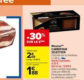 chocolat noir Carrefour