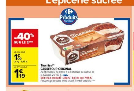 Tiramisu Carrefour