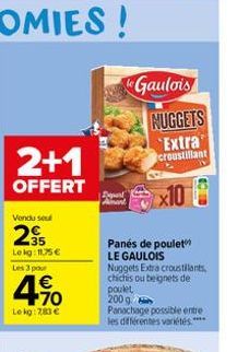 nuggets Le gaulois
