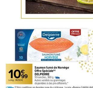 saumon fumé Delpierre