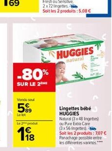 lingettes Huggies