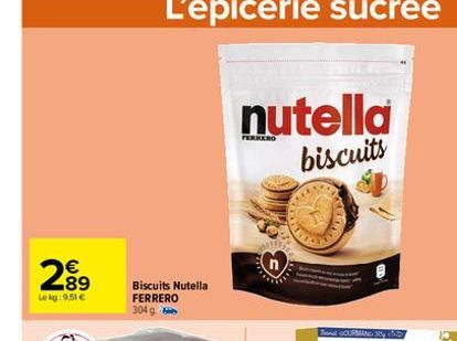 biscuits Nutella