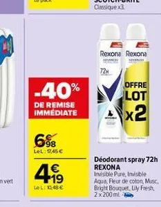 soldes rexona