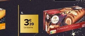 5.  399  la buche  extra  3 chocolats-ohocolade 
