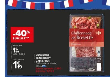 charcuterie Carrefour