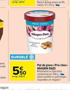 pot de glace Haagen Dazs