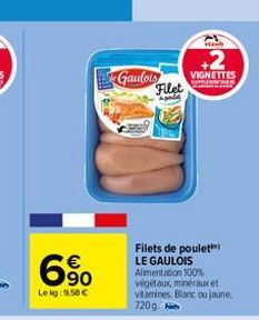 filets de poulet Le gaulois