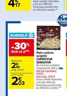 plats cuisinés carrefour