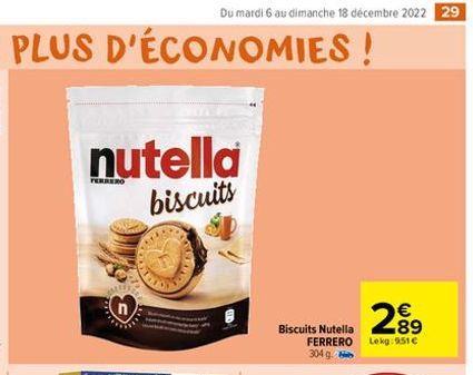 biscuits Nutella