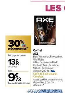 promos Axe