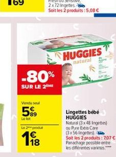 lingettes Huggies