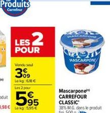 mascarpone Carrefour