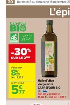 huile d'olive vierge Carrefour