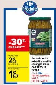 haricots verts Carrefour