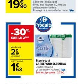 essuie tout Carrefour