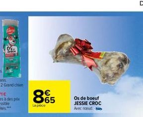 fime  865  €  La pièce  Os de boeuf JESSIE CROC Avec noeud 