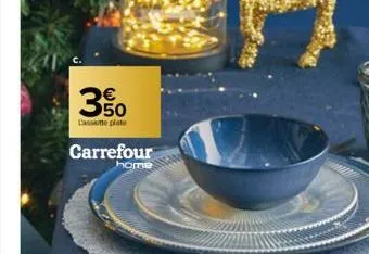 3%  lasse plate  carrefour home 