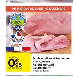 jambon cuit Carrefour