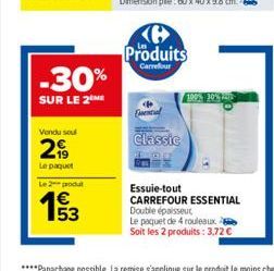 essuie tout Carrefour