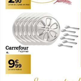 Carrefour  home  999  Leseta tres  W 