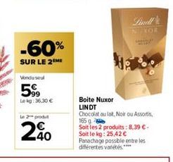 chocolat au lait Lindt